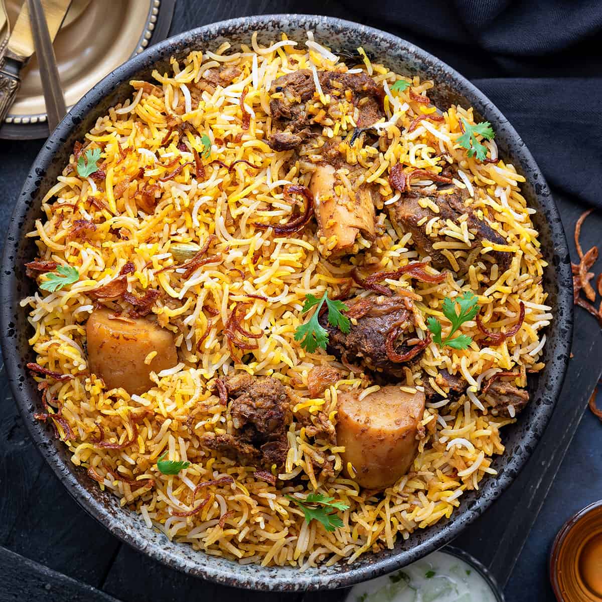 Goat Dum Biryani